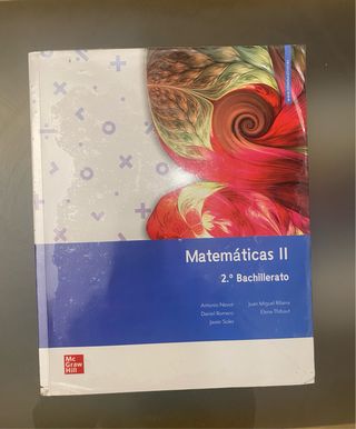MATEMÁTICAS II 2.º Bachillerato