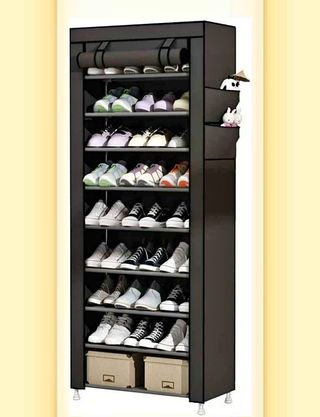 ZAPATERO METALICO CUBIERTO DE 30 PARES