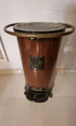 Estufa de leña, carbón