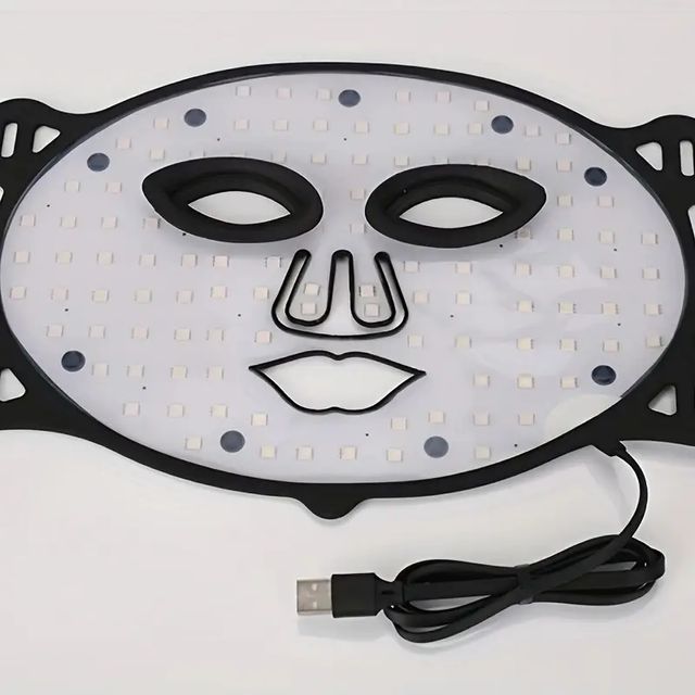 ¡SÓLO HOY! Máscara Facial LED COLÁGENO Negra