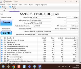 Disco Duro externo Samsung 2.5 500GB + Funda
