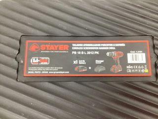 taladro a bateria stayer pb18bl20p