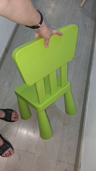Silla infantil de plástico ikea 