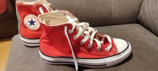 Zapatillas Converse Botita Rojas Mujer