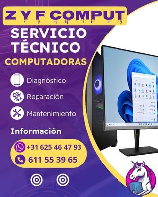 Servicio técnico de PCs y portátiles a domicilio