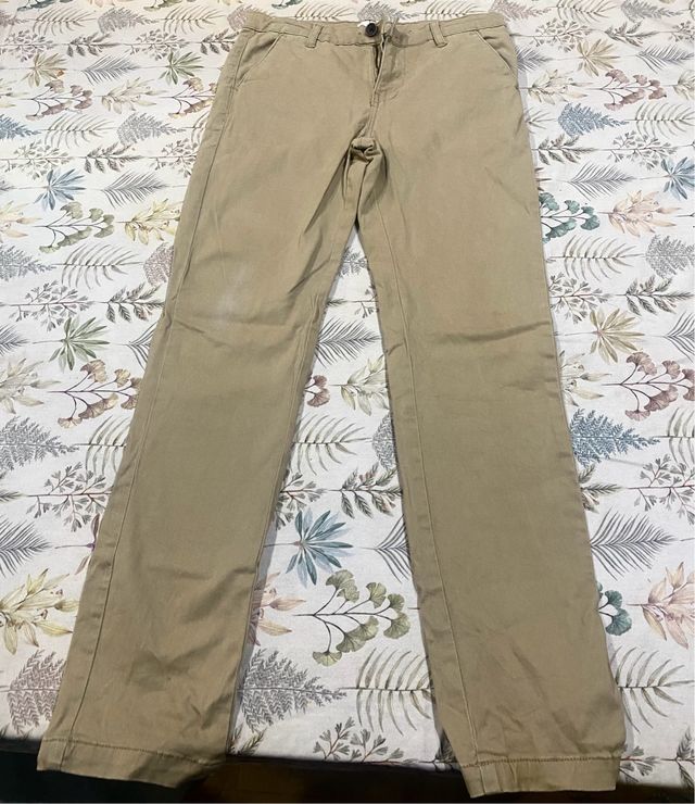 Pantalones largos Sfera Beige Talla 10-12 Años