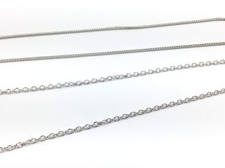 collar plata 925mm con piedra con perla 23cm