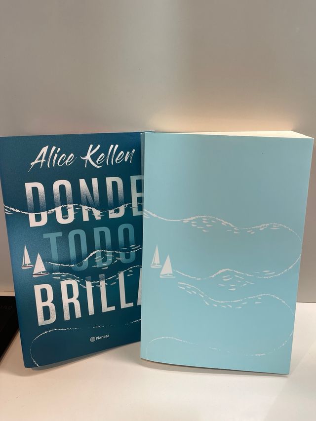 Donde todo brilla. Libro firmado por Alice Kellen