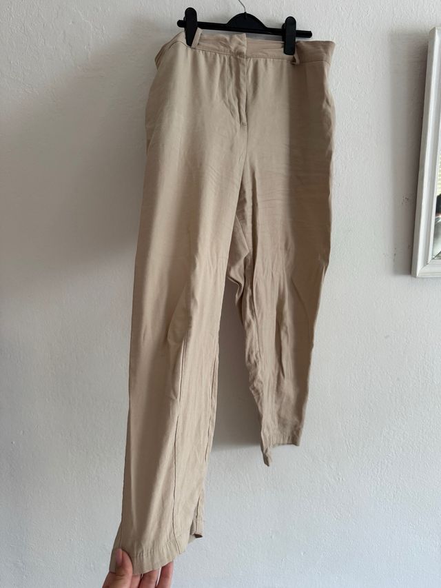 Pantalones Zara Beige