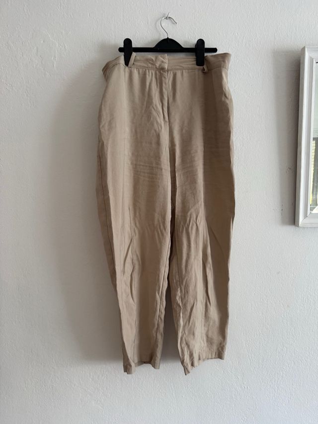 Pantalones Zara Beige