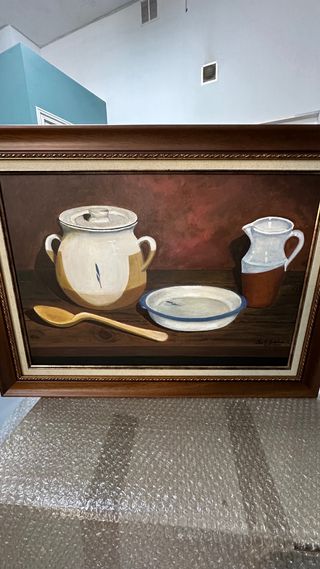 Lote de 27 Pinturas al Óleo en Lienzo.