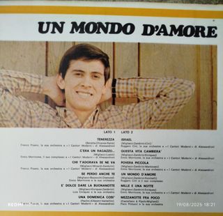 Vinile LP Gianni Quattro - Un Mondo D'Amore
