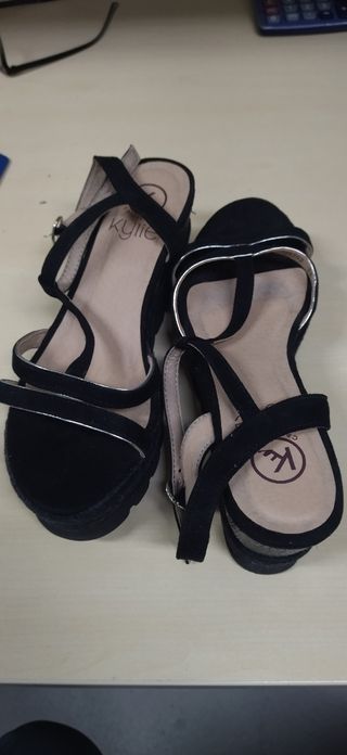 Sandalias Negras Mujer
