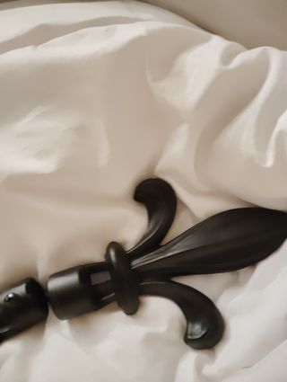 Terminales de Barra Cortina Flor de Lis Negra