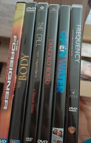 Set 5 DVD Azione/Thriller: Frequency, The Body, Th