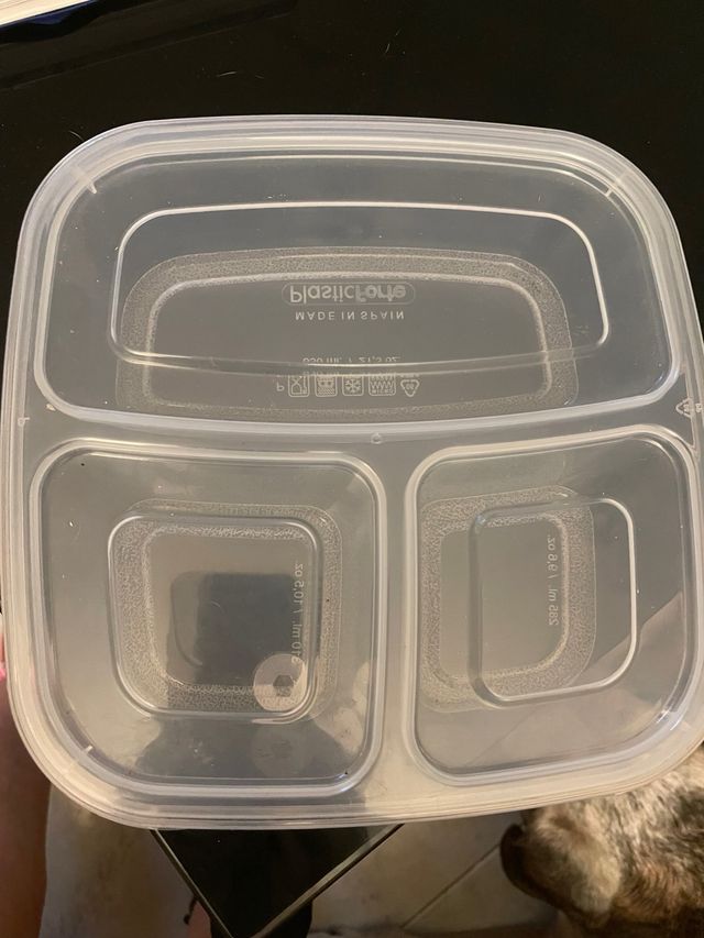 Tupper 3 compartimentos