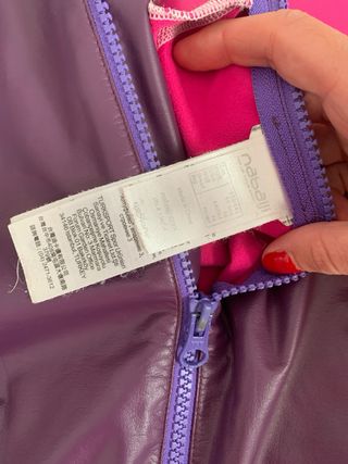 Neopreno Nabaiji niña corto violeta