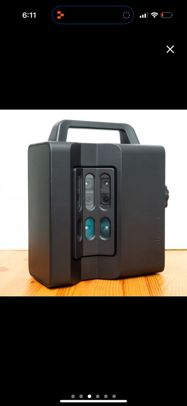 Matterport 2 pro hay dos cámaras!