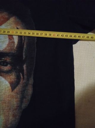 Maglietta nera con stampa viso