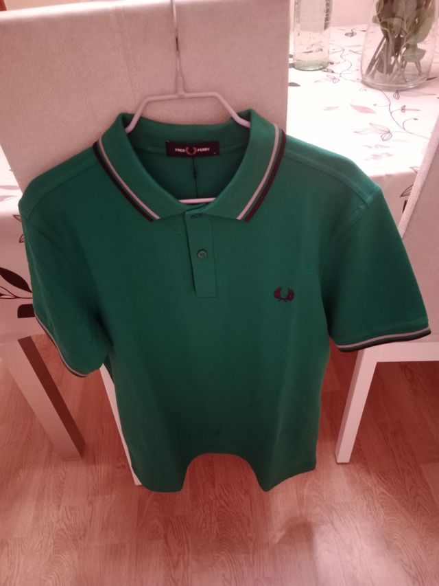 Polo verde Fred Perry taglia M