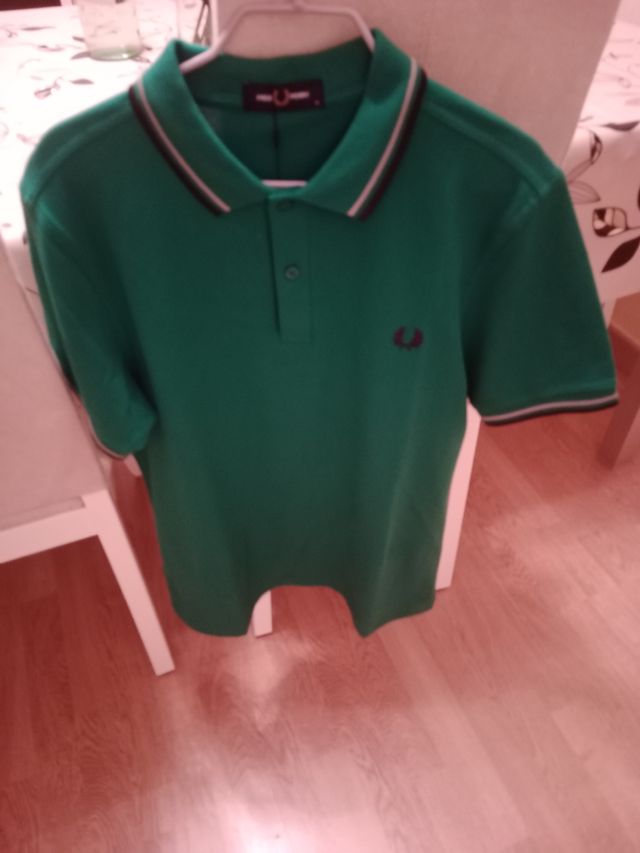 Polo verde Fred Perry taglia M
