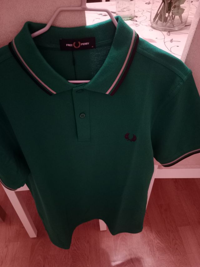Polo verde Fred Perry taglia M