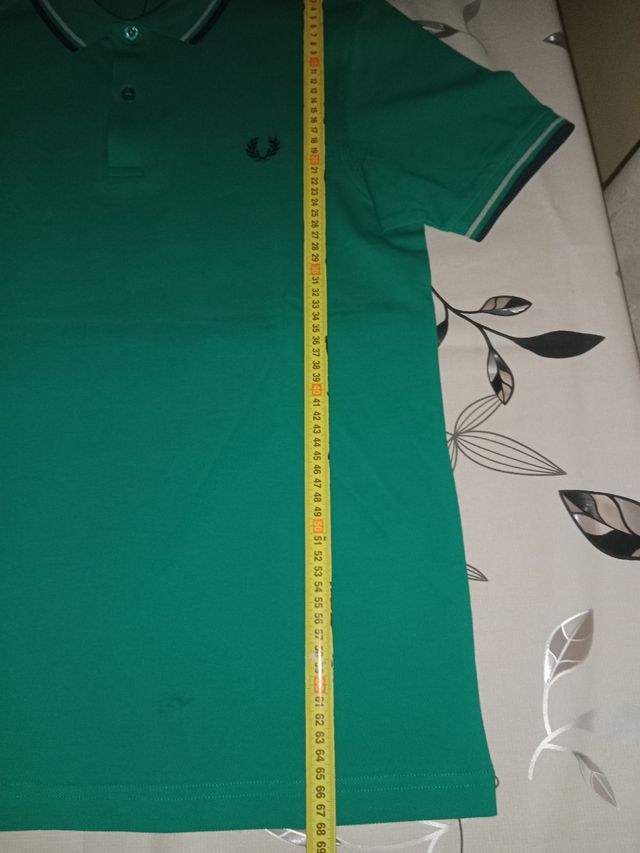 Polo verde Fred Perry taglia M