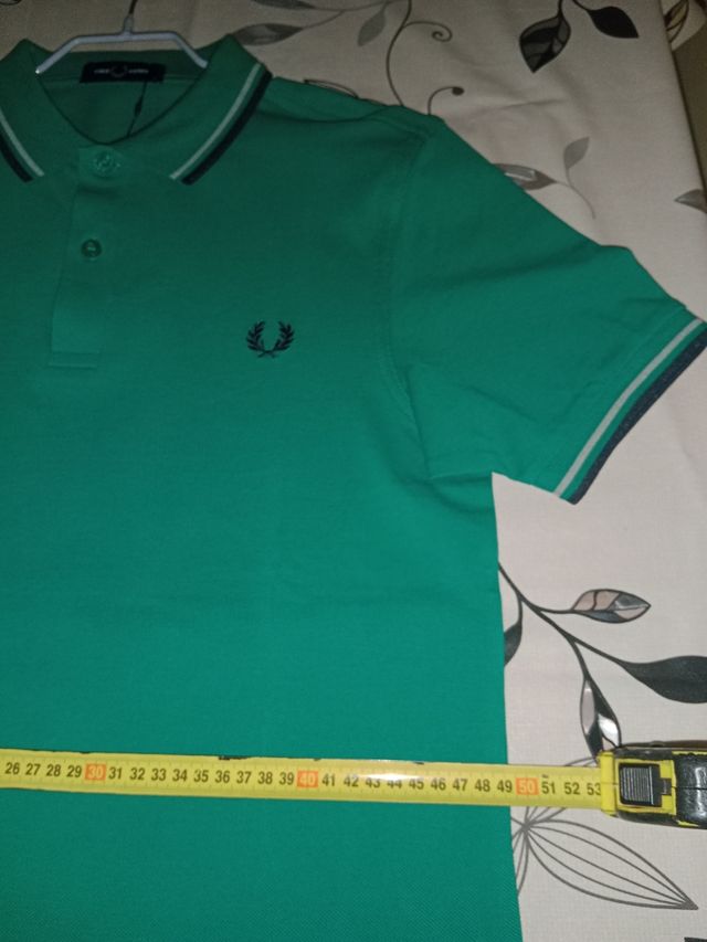 Polo verde Fred Perry taglia M