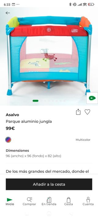 Parque infantil Asalvo aluminio jungla