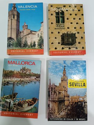 Guías viajes antiguas Mallorca,Sevilla, Valencia