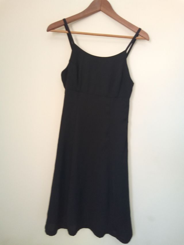 Vestido negro tirantes talla S