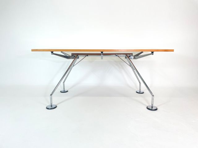 Tavolo Design Tecno Nomos Legno Metallo