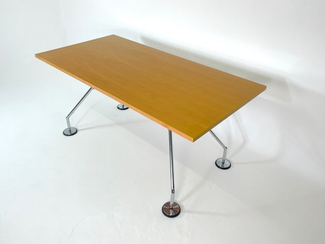 Tavolo Design Tecno Nomos Legno Metallo