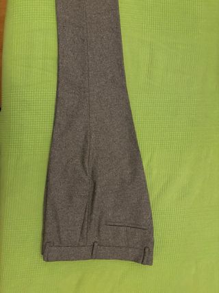 Pantalón H&M Slim Fit Talla 46 Gris