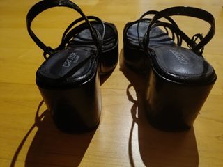 Zapatos de plataforma negros T.41