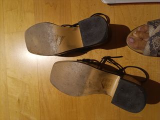 Zapatos de plataforma negros T.41