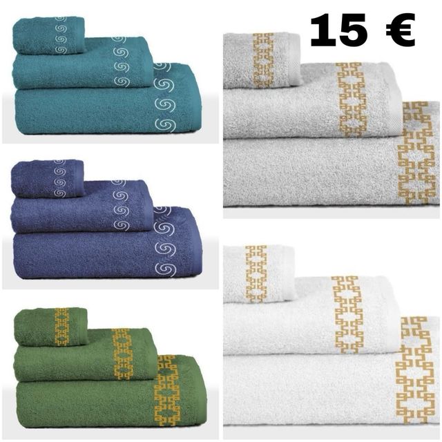 Juego de toallas de algodón
