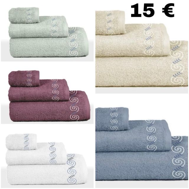 Juego de toallas de algodón