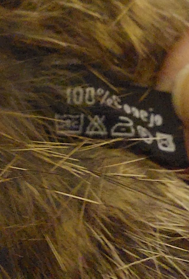 Bufanda de piel de conejo