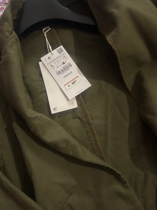 Chaqueta verde militar