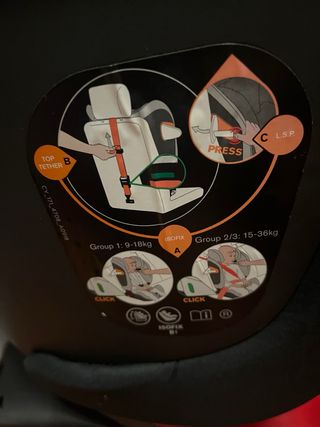 Silla coche GB Grupo 1-2