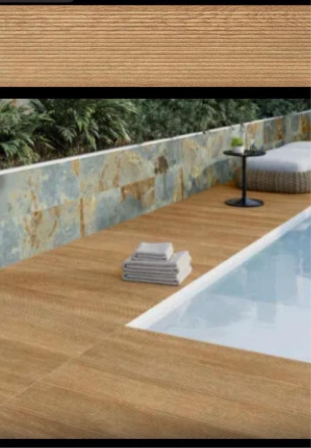 Azulejos de madera para exterior