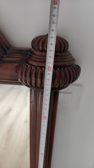 Espejo antiguo de madera