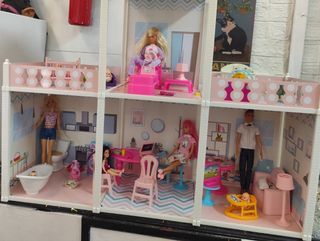Casa Mansión Barbie Rosa