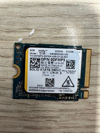Disco SSD NVME 2230 512GB gen 4 x4