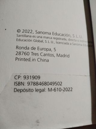 3ESO LENGUA Y LITERATURA CM SANTILLANA