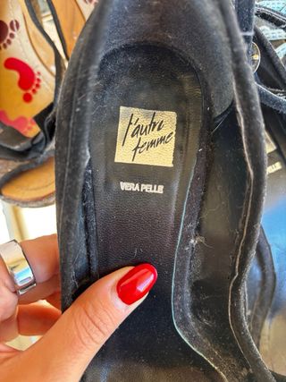 Scarpe con tacco nero