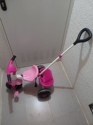 Triciclo rosa para niños de 1 a 3 años