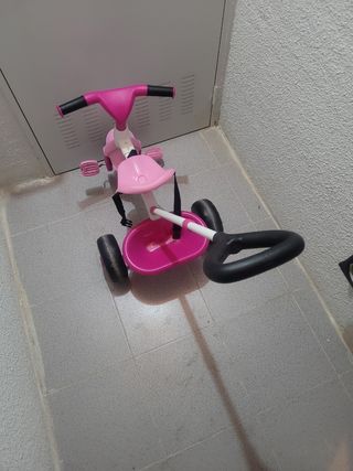 Triciclo rosa para niños de 1 a 3 años