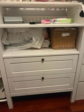 Cómoda cambiador SUNDVIK blanca